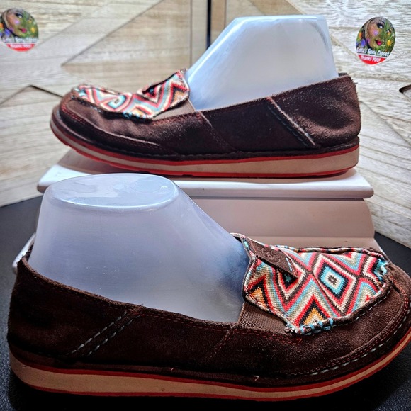 Ariat Shoes - Ariat Slip On Shoes Womens 8 Brown Cruiser Palm Brown Serape Mesh 10023011 #619